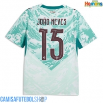 Camisa de time de futebol Portugal Joao Neves #15 Replicas 2º Equipamento Mundo 2026 Manga Curta